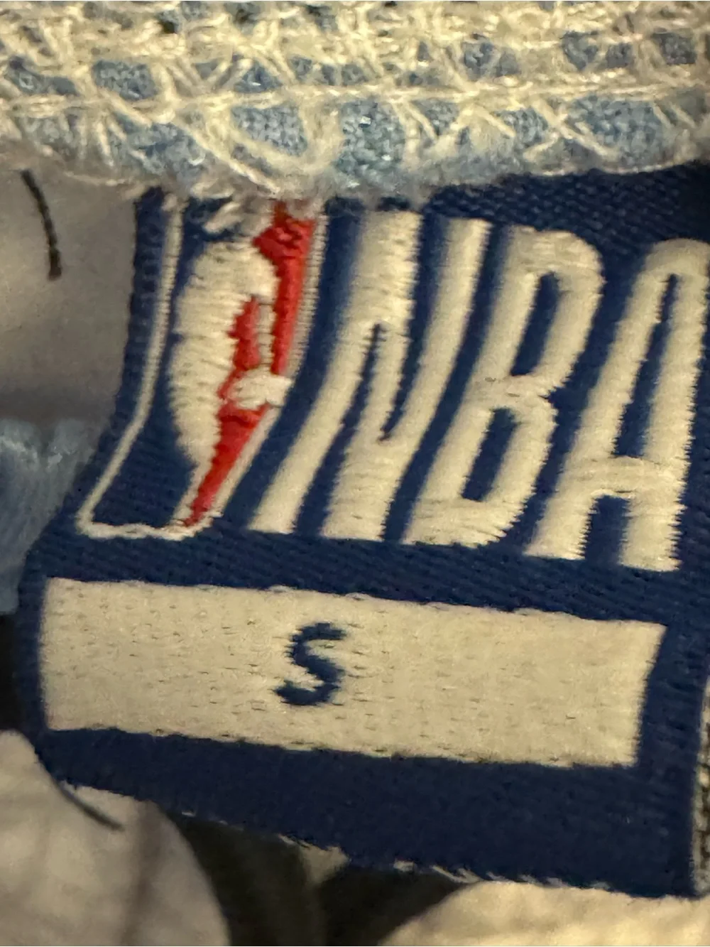 NBA Men's Athletic Shorts - White, Black & Light Blue